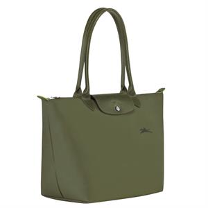 Longchamp Le Pliage Green Forest Shoulder Bag L